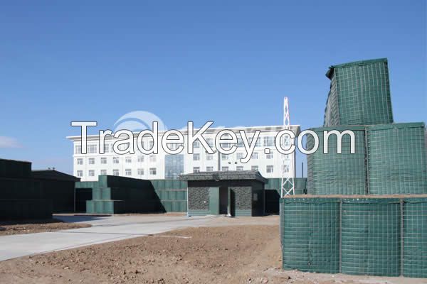 hesco barrier for oil company QS[QIAOSHI Barrier]