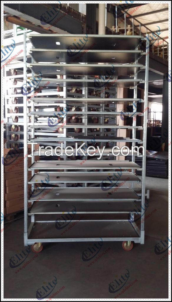 Qingdao Danish flower cart, Flower transportation trolley, CC container trolley 