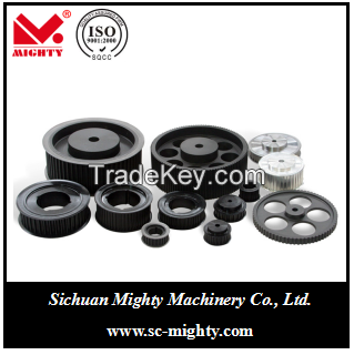 Aluminum timing belt pulleys