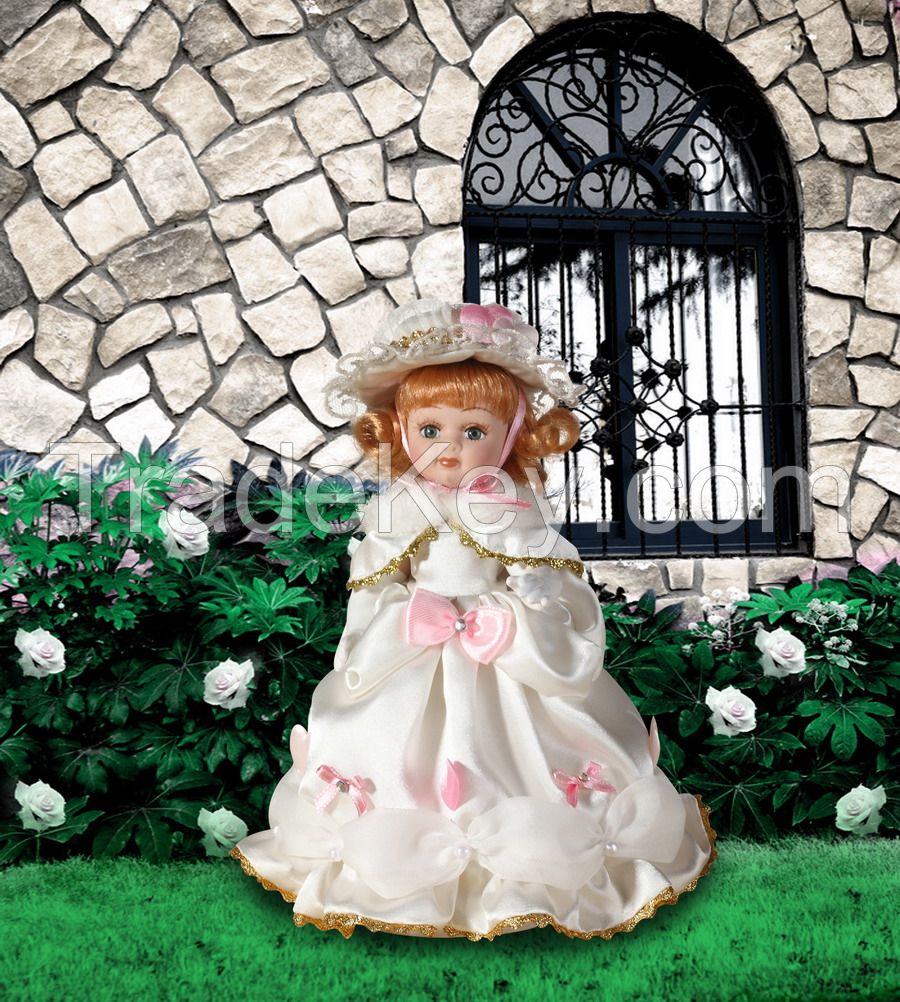 6.5 &quot; Pink Princess Porcelain Doll, Toy, Gift, Decorate