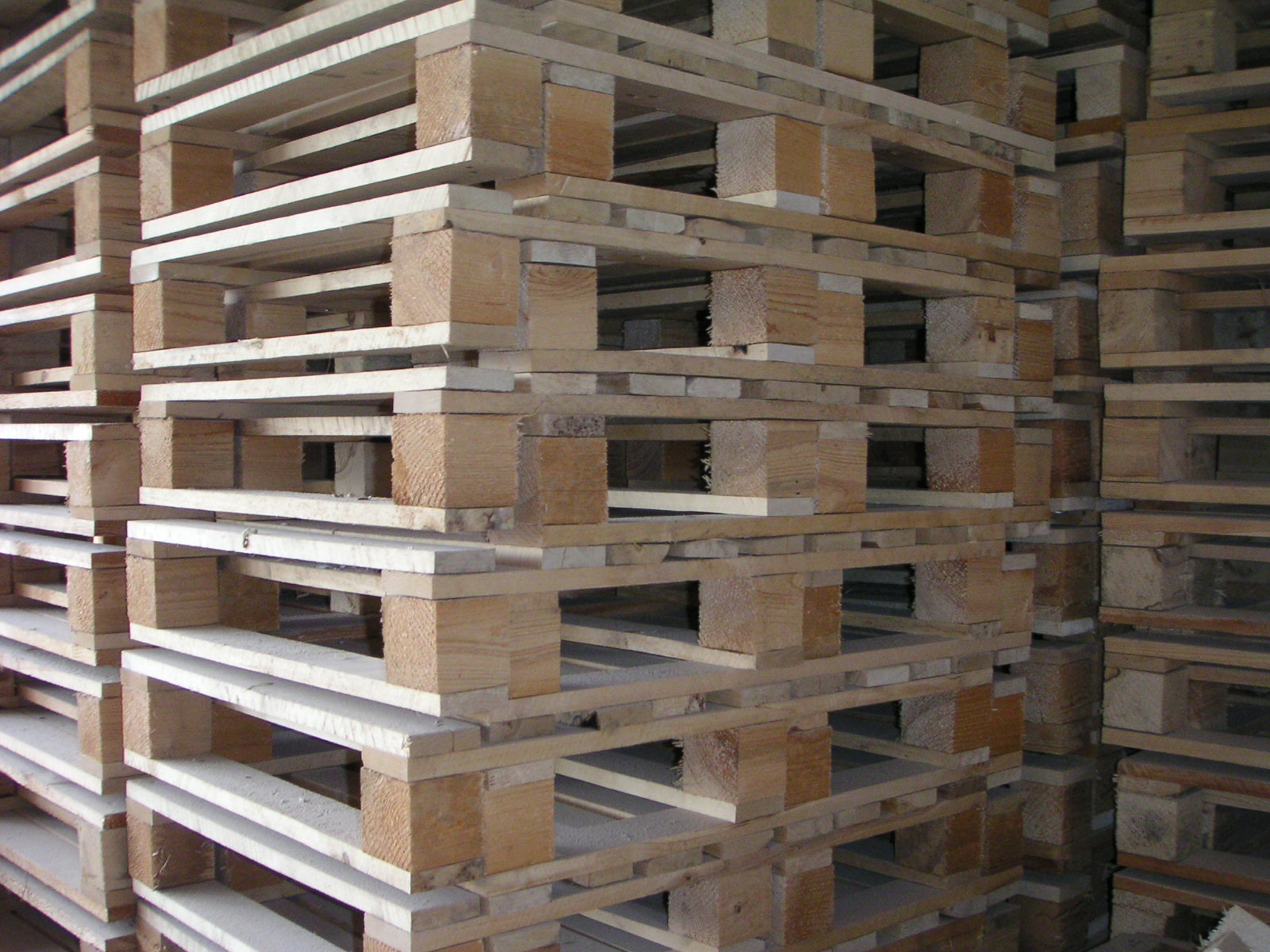 wooden pallets