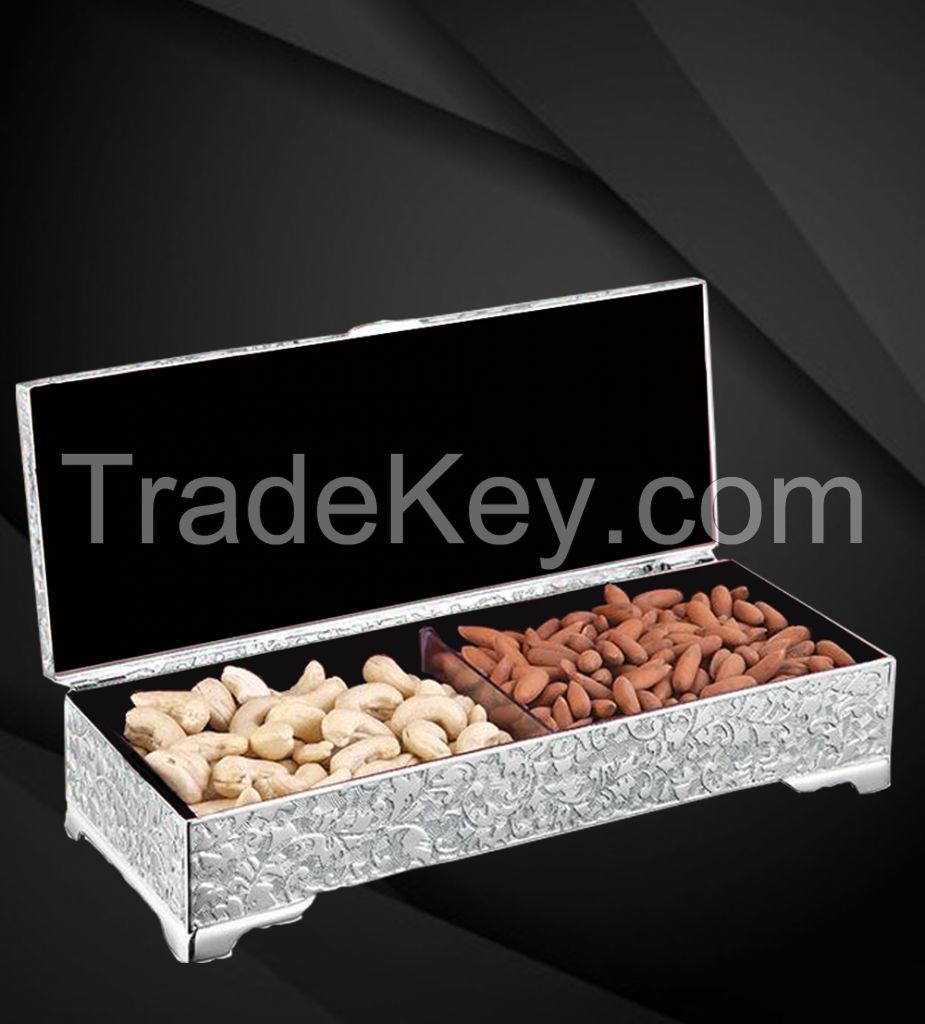 Dry Fruit Box with 2-Partition