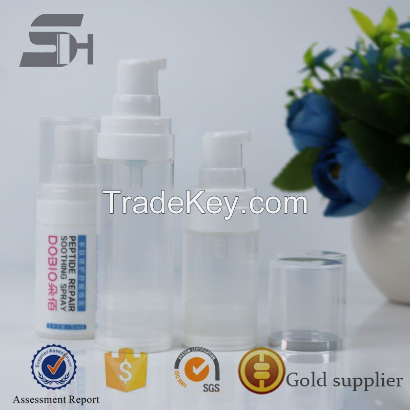 Skin whitening cream PP airless cosmetic bottle