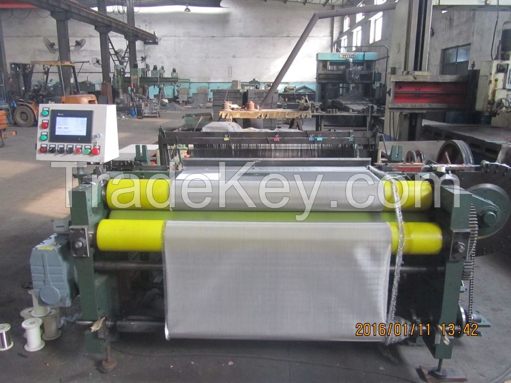 New Generation Automatic Gerstainless Stainless Steel Shuttless Wire Mesh Weaving Machine