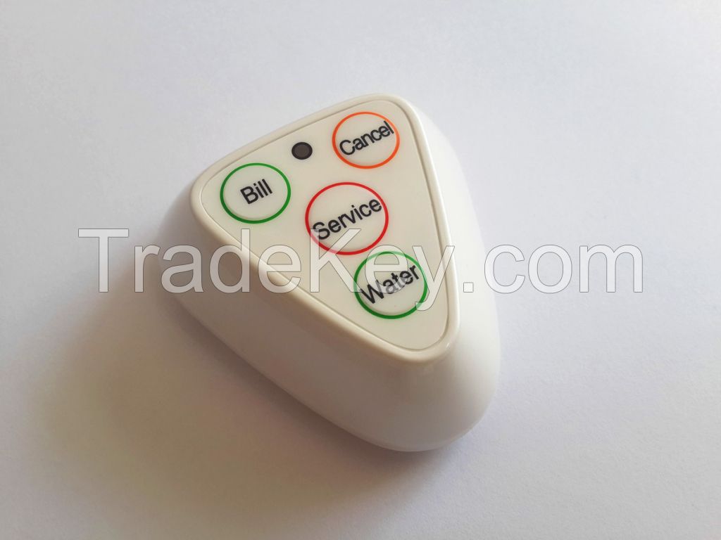 Restaurant Wireless Service Calling System, Waiter Buzzer Call System, Wireless Service Waiter Remote Call Bell System