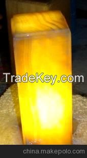 yellow onyx column