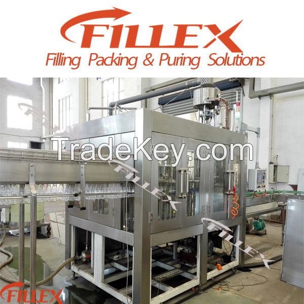 Juice Rinsing Filling Capping 3 in 1 Monobloc Beverage Filling Machine