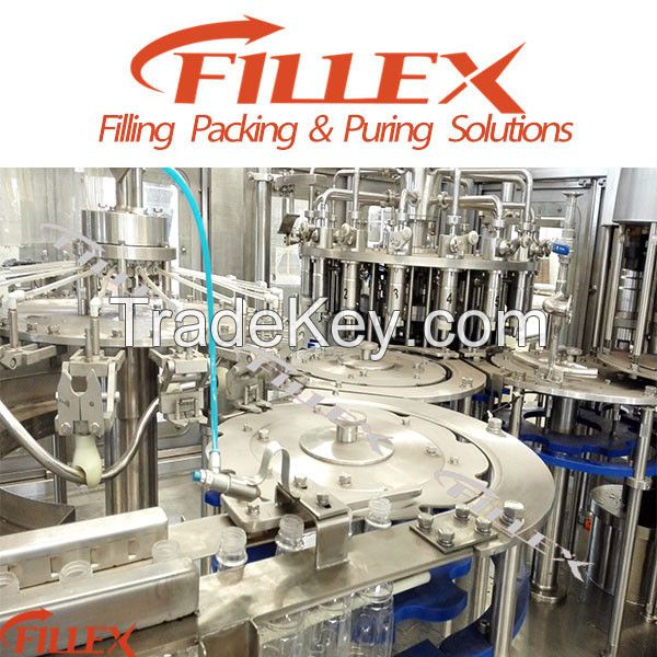 Juice Rinsing Filling Capping 3 in 1 Monobloc Beverage Filling Machine