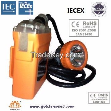 LED cap lamp, outdoors lamp, mining lamp, helmet lamp, emergency light