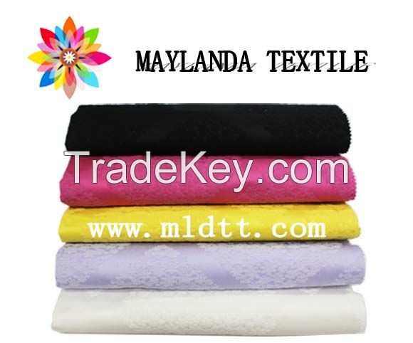 Maylanda textile 2016 factory for garments New style eye jacquard fabric