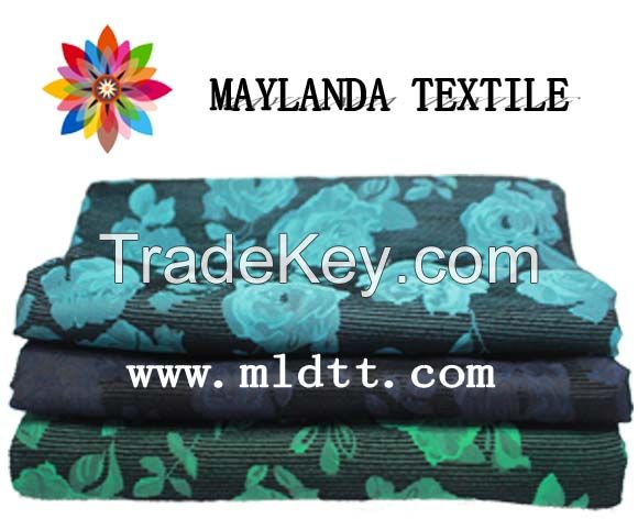 Maylanda textile 2016 factory for garments New style eye jacquard fabric