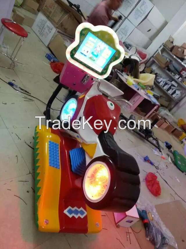 Newest Coin Operated 3D video swing machine kiddie ride machine