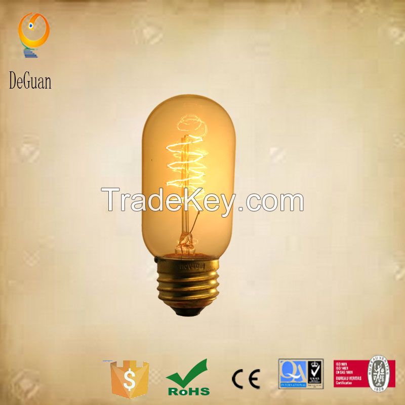 Manufacturer T45 vintage old style edison light bulbs