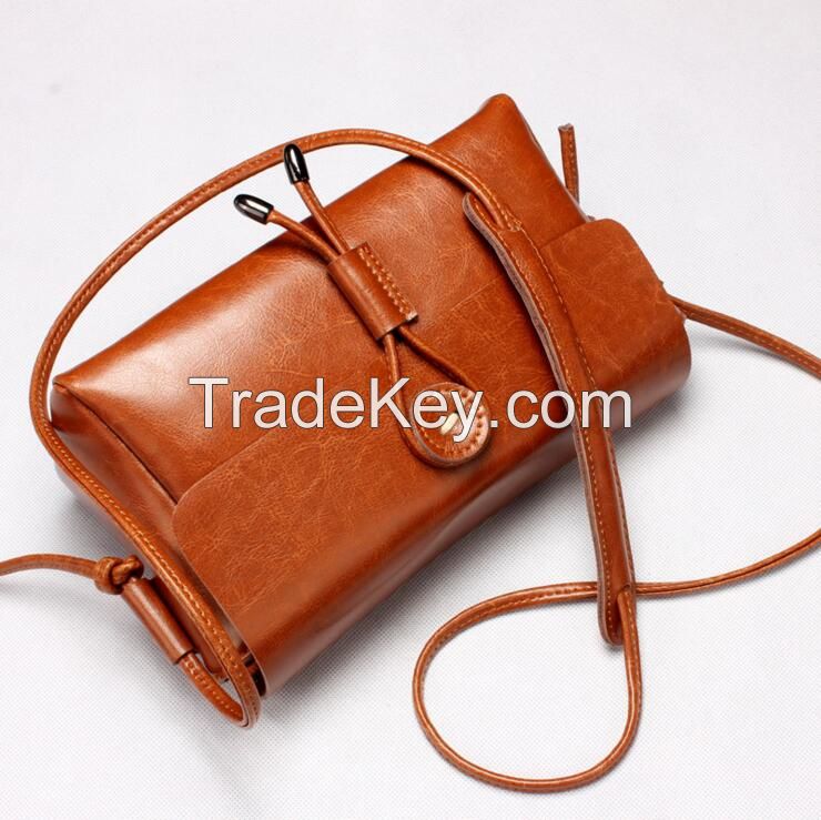 Women's Messenger Leather Envelope Shoulder Crossbody Bag