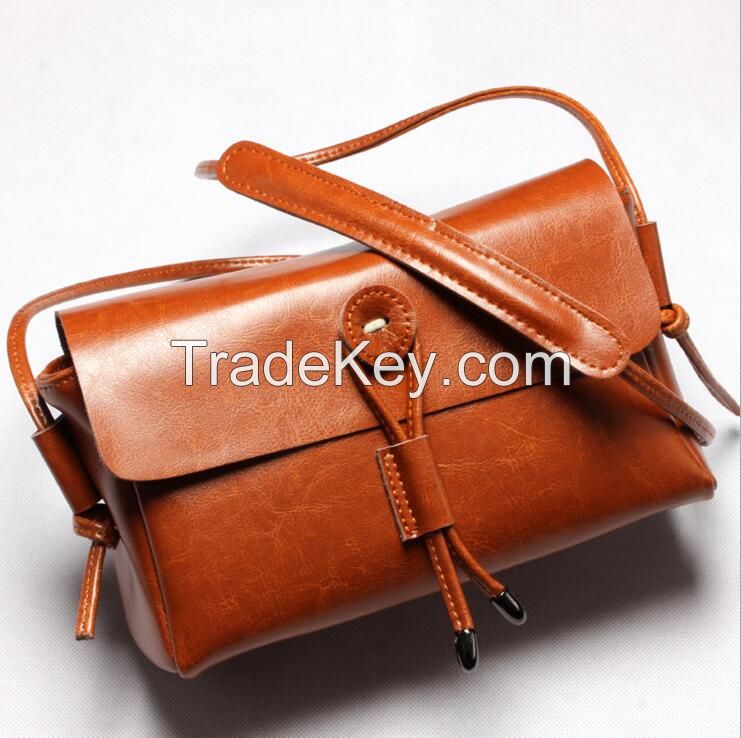 Women's Messenger Leather Envelope Shoulder Crossbody Bag