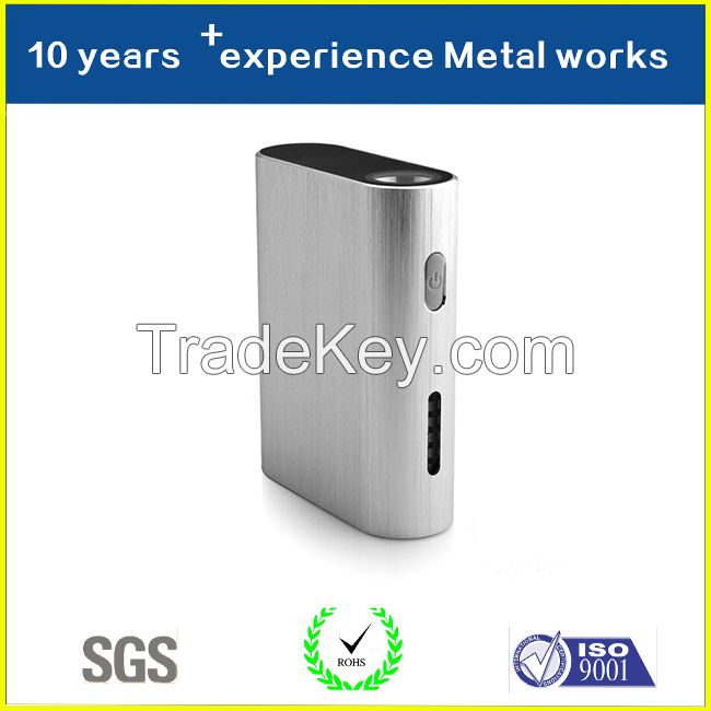 High Quality Factory Directly Supply Custom Metal Powerbank Cover