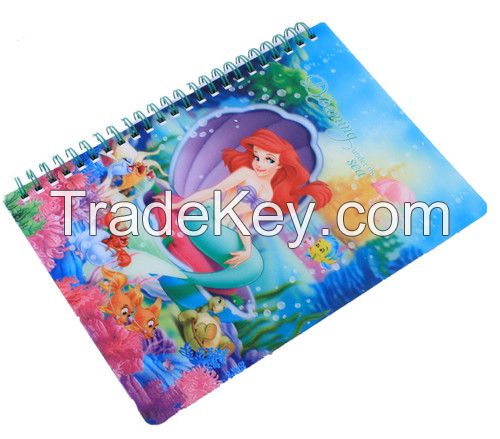 A5 Cheap 3D lenticular Notebook with plastic cover