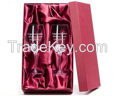 custom high quality paper wine box