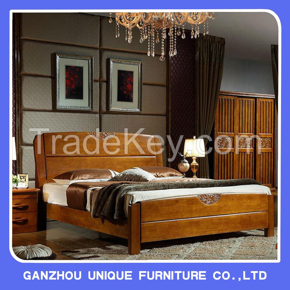 Best seller wooden double bed single bed