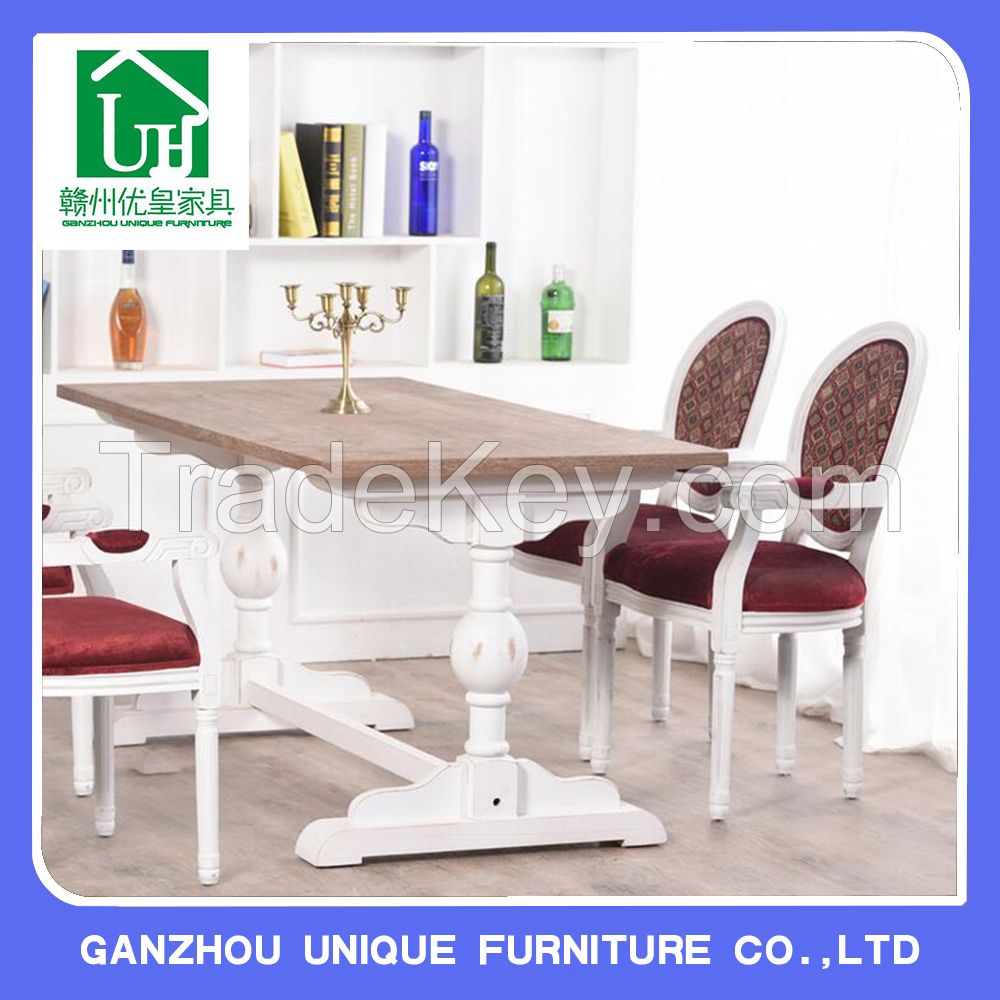 Wood Dining Table With 6 Chairs
