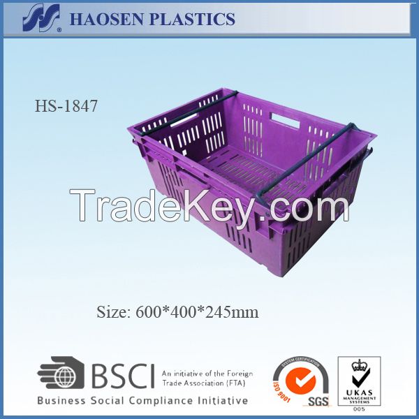 Factory plastic crates plastic fruit crates