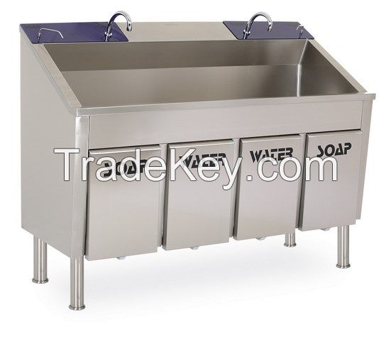 Double Hand Wash Scrub Unit