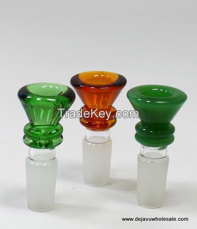 hand blown glass bowl mix colour for smoking pipe