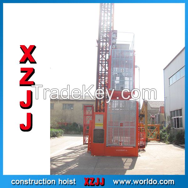 SC100 single cage constant speed construction hoist 