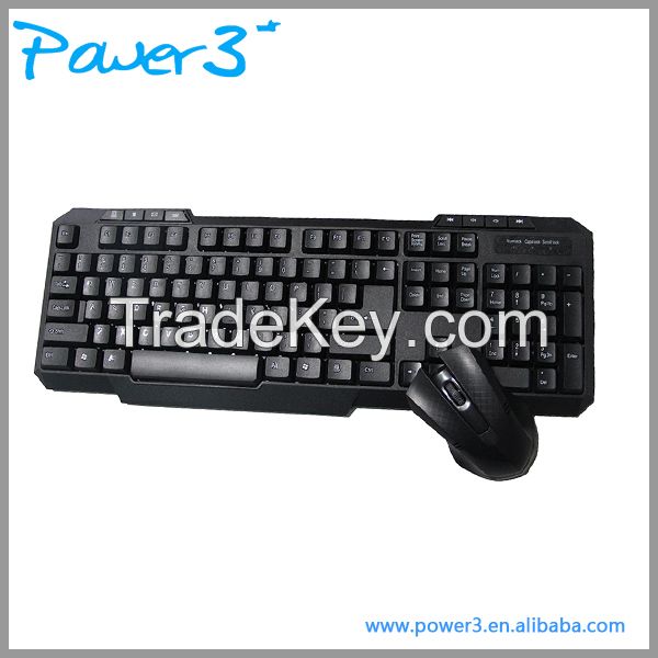 2016 Customized Wireless Keyboard and Mouse Combo with High Quality