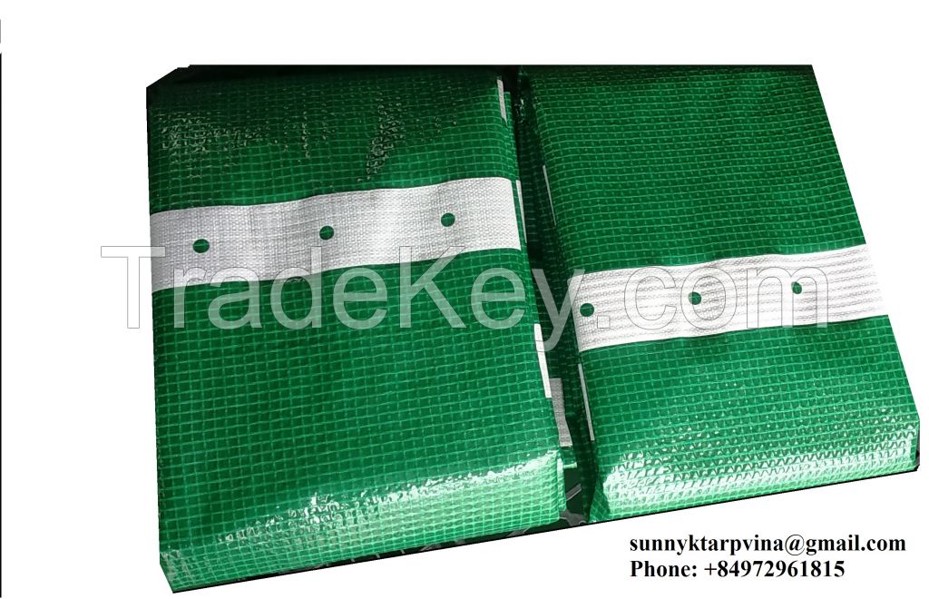 Green Leno Tarpaulin Korean Standard Made in Vietnam