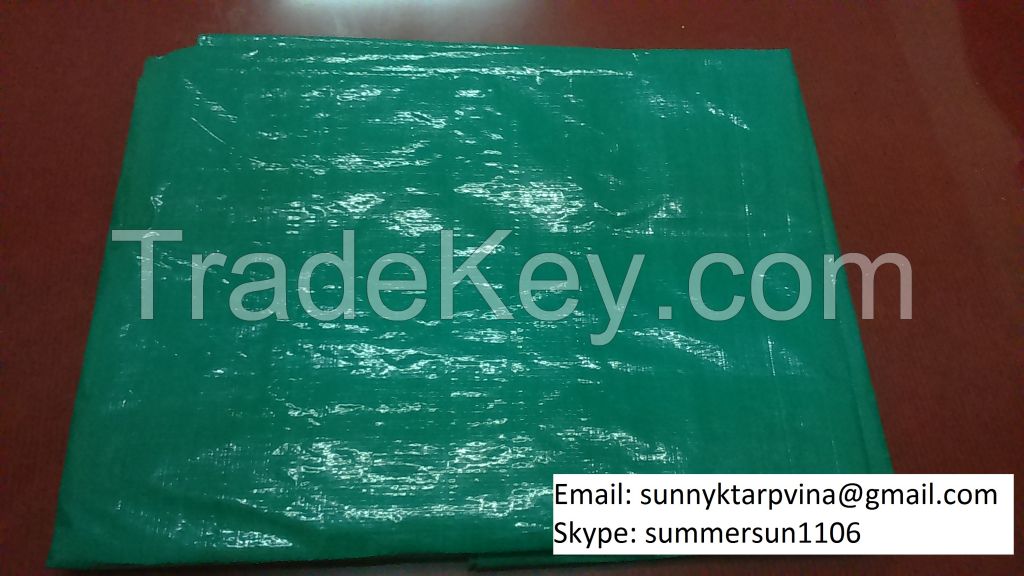 GREEN TARPAULIN 130 GSM