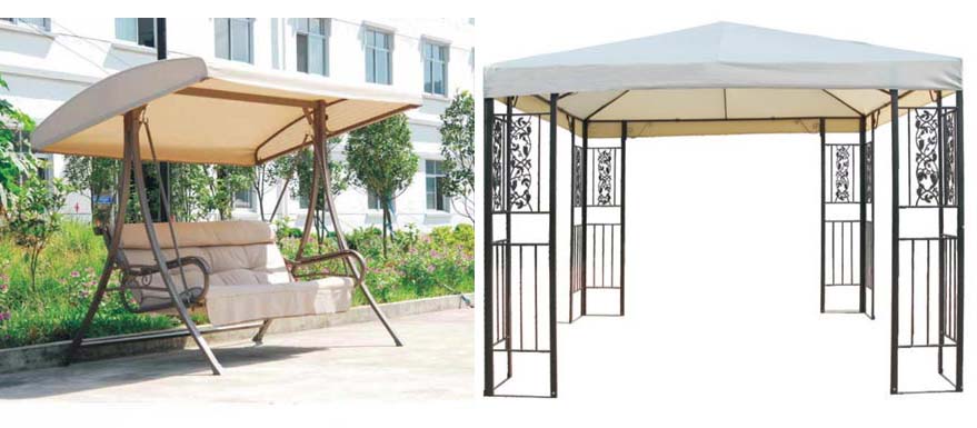 gazebo &amp; swing chair