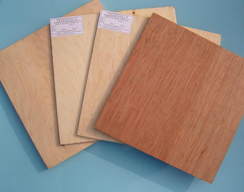 Red hardwood veneer Commercial Plywood 