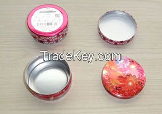 Aluminum Hair Wax/Cosmetic Cream Jar/Can with Screw Cap