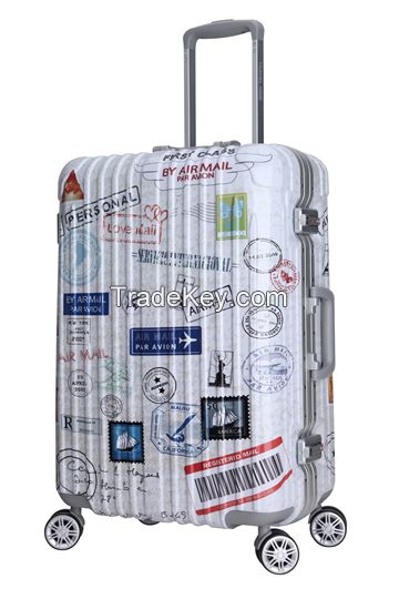 Fashion ABS PC hardshell travel luggage set 8056