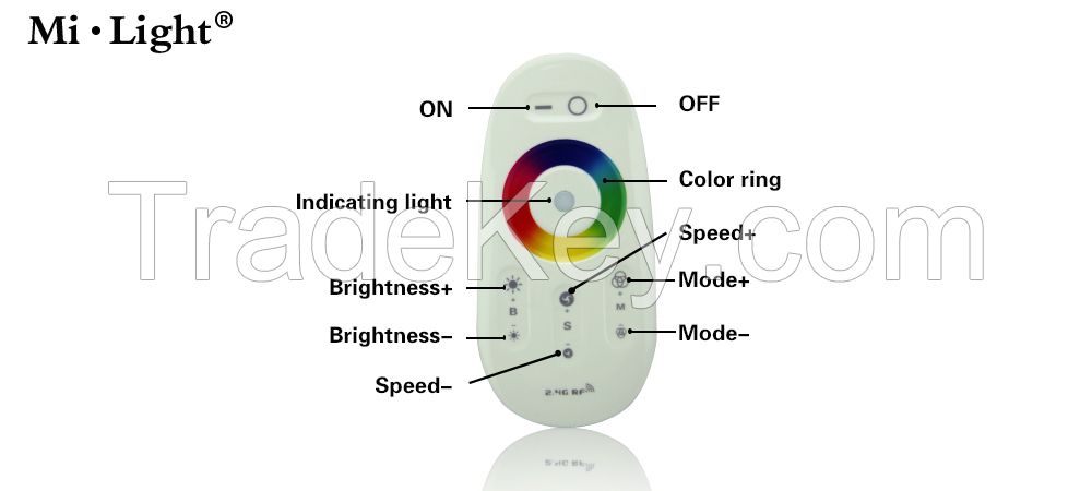 DC12v/24v led rgb/rgbw strip controller/dimmer with remote, wifi enabled led strip color changing and dimming