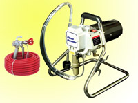 Airless spray gun &amp; piston pump set