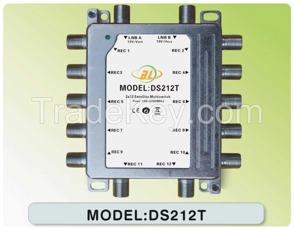 Satellite multiswitch DS212T