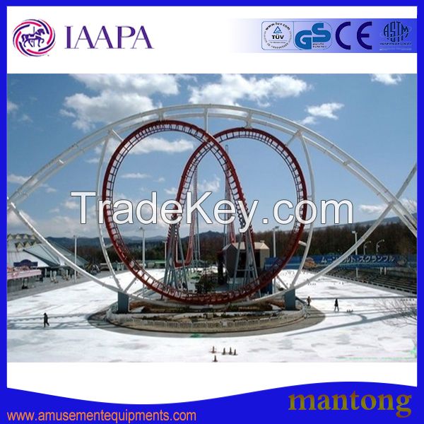 amusement park products Thrilling roller coaster for sale 