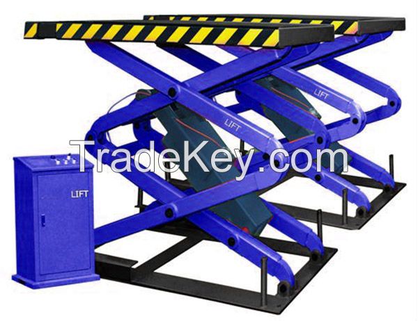 SDN-SUG-3.5 Install under ground scissor car lift auto hoist elevator car jack for auto repair