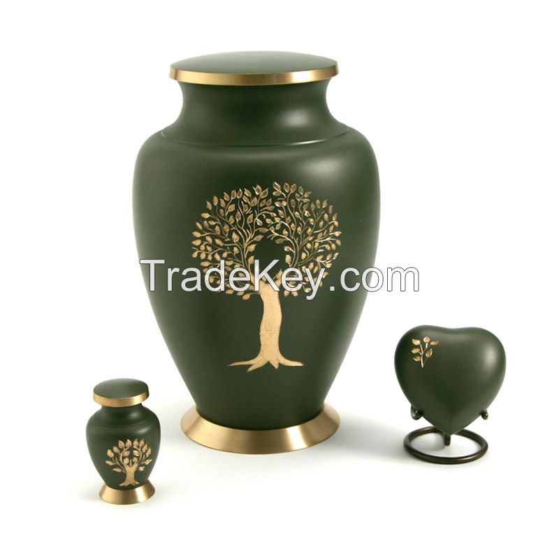 Brass urns