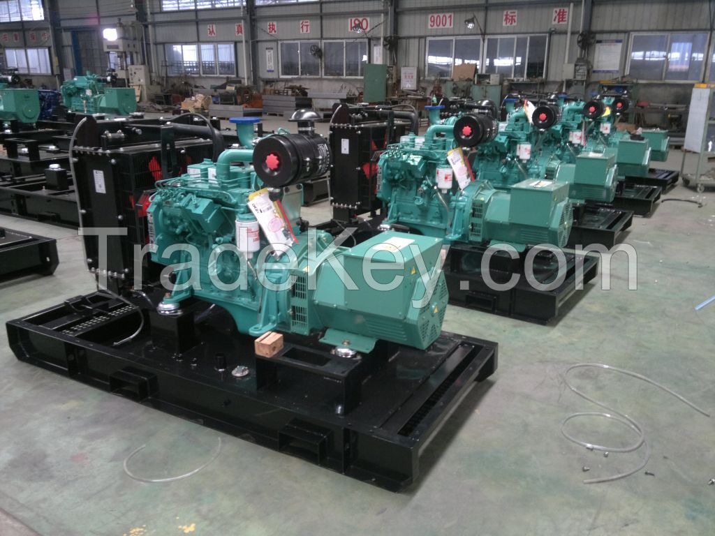 30kw 37.5kva diesel generator with CUMMINS engine low fuel consumption for silent diesel generator