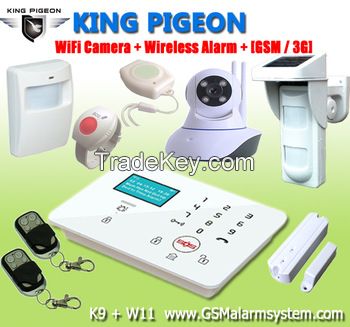 gsm alarm system with wifi camera alarm K9