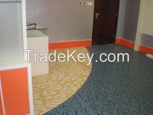 personlized vinyl flooring for trade show