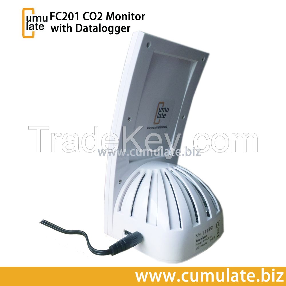 CUMULATE FC201 Carbon Dioxide Thermo-hygro Desktop Datalogging Air Quality Monitor