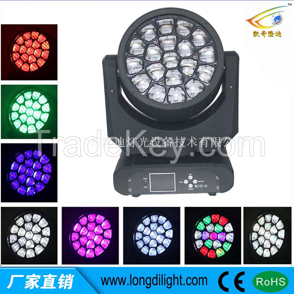 RGBW 4-in-1 19pcs Bee Eye Led Moving Head Beam Stage Dj Light LED Light