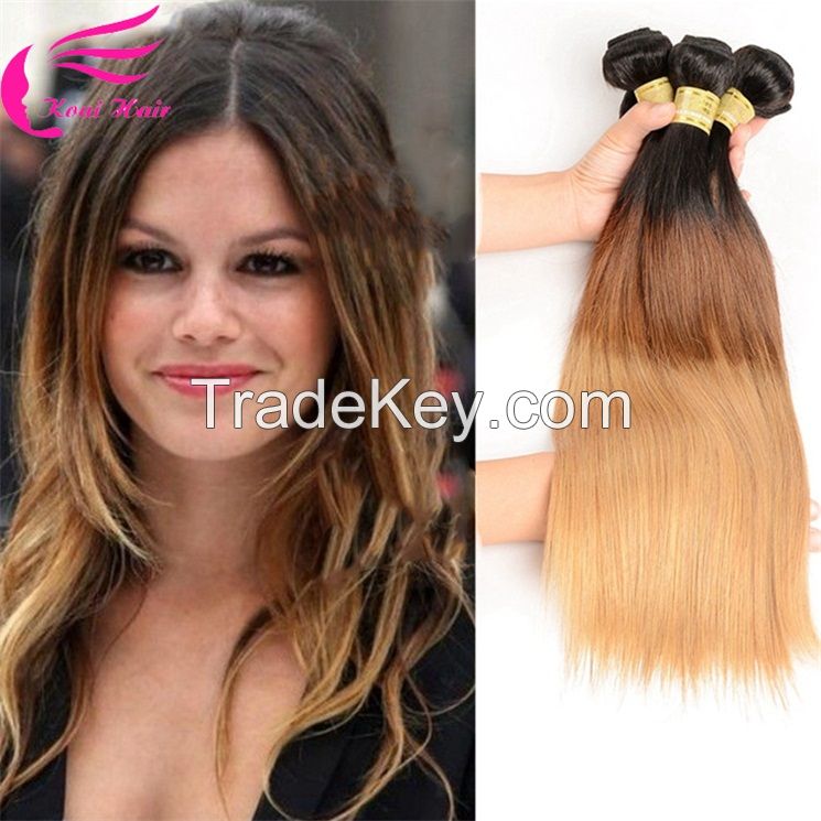 OEM Accepted 7a 100 Human Hair Remy Human Hair Weaving, 100% human ombre hair braiding hair