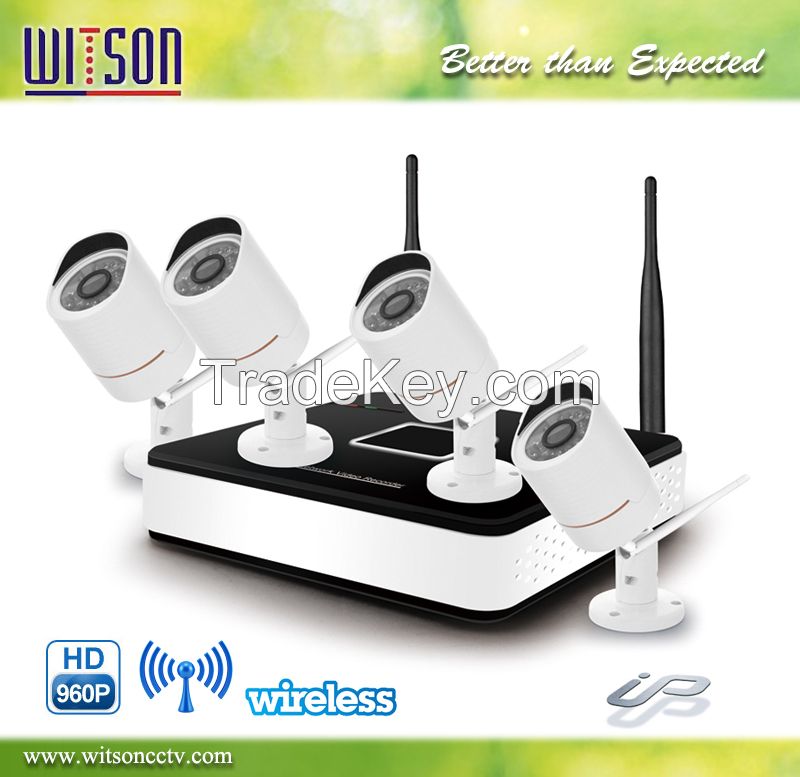 960P HD 2.4G Wireless NVR Kit CCTV Camera System WIFI KIT WITSON