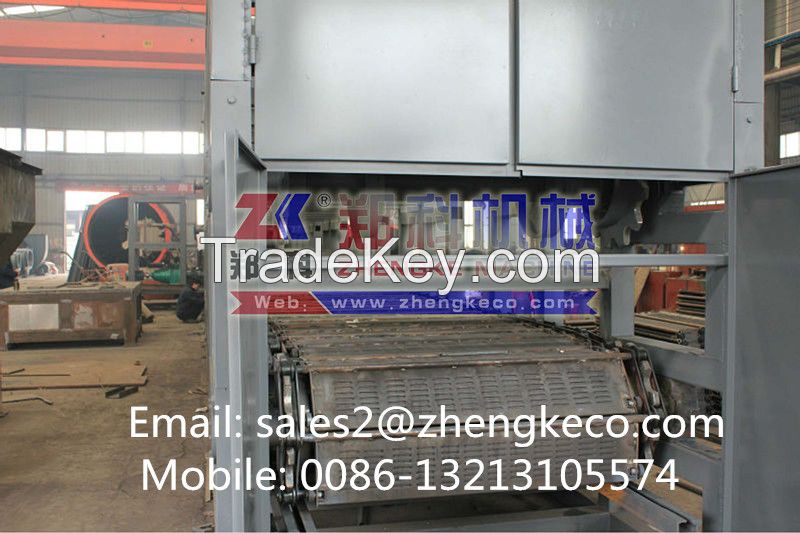 High capacity agricultural and industrial chain plate dryer system