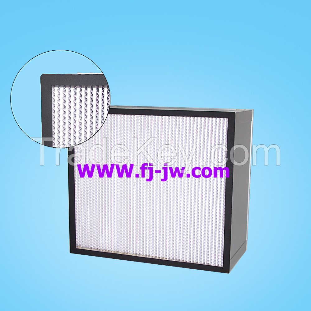 H10/ H11/ H12/ H13/ H14 High quality HEPA filter with separator